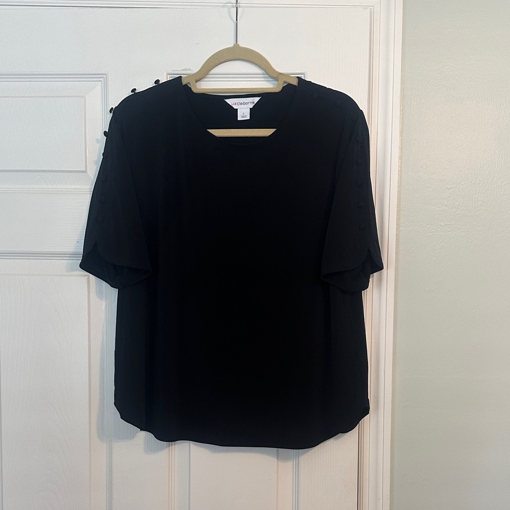 Liz Claiborne Classic Black Blouse